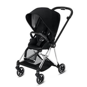 CYBEX Mios 3-in-1 Travel System Chrome with black details Baby Stroller – Premium Black