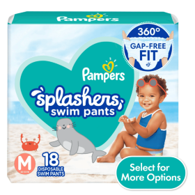 Pampers Splashers Swim Diapers Size mM 18 Count