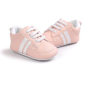 Baby Boy Girl Moccasins Shoes Infant PU Leather Non-slip Soft Newborn Sneakers (Option: 16-110)