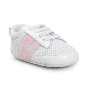 Baby Boy Girl Moccasins Shoes Infant PU Leather Non-slip Soft Newborn Sneakers (Option: 17-110)