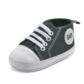 Canvas Classic Sports Sneakers Baby Boys Girls First Walkers Shoes Infant Toddler Soft Sole Anti-slip Baby Shoes (Option: 2-11cm)