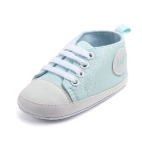 Canvas Classic Sports Sneakers Baby Boys Girls First Walkers Shoes Infant Toddler Soft Sole Anti-slip Baby Shoes (Option: 12-11cm)
