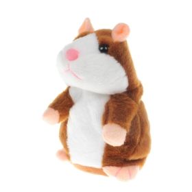 15CM Little Talking Hamster Toy (Option: Light Brown18cm-1)