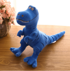 New Dinosaur Plush Toys Cartoon Tyrannosaurus Cute Stuffed Toy Dolls For Kids Children Birthday Gift (Option: Blue-30cm)