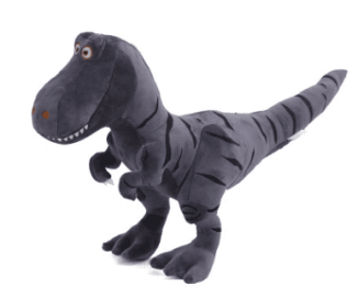 New Dinosaur Plush Toys Cartoon Tyrannosaurus Cute Stuffed Toy Dolls For Kids Children Birthday Gift (Option: Gray-30cm)