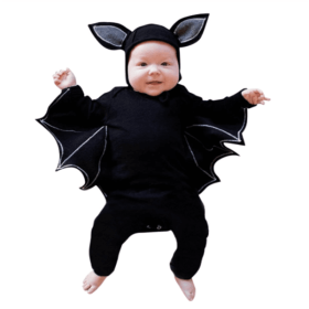 Batman Baby One Piece (Option: Black-80cm)