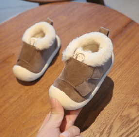 Children's Toddler Shoes (Option: Coffee-15-With Logo)