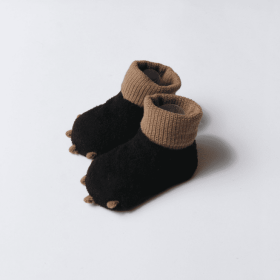 Warm baby socks (Option: Black-S)