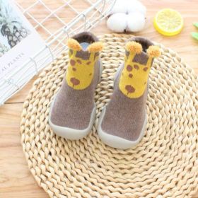 Children floor socks (Option: Coffee-12.5cm)