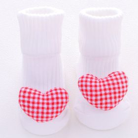 Baby socks (Option: Pink love-XS)