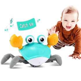 Crawling Crab Toy - Crawly Crabby Tummy Time Toys (Color: Green)